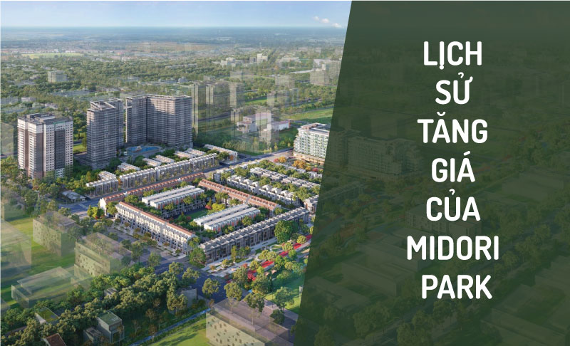lịch sử tăng giá midori park
